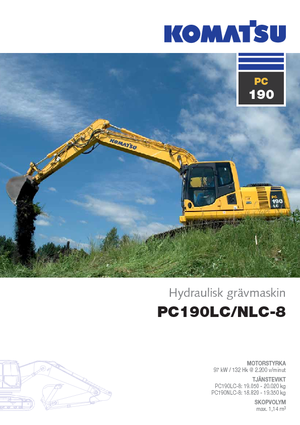 Bageri gusjeničari Komatsu PC190-8 LC