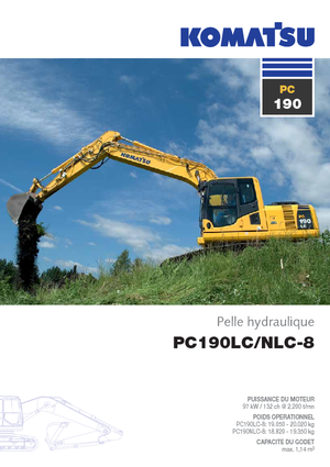 Bageri gusjeničari Komatsu PC190-8 LC