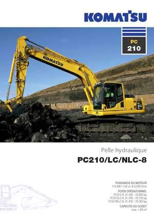 Bageri gusjeničari Komatsu PC210-8