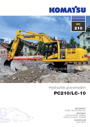 Bageri gusjeničari Komatsu PC210-10