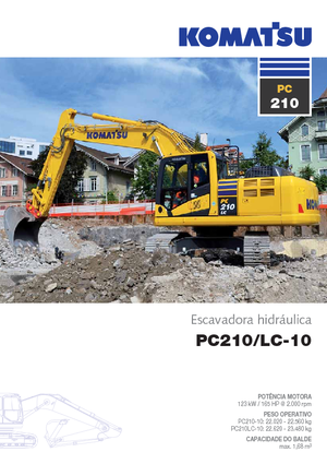 Bageri gusjeničari Komatsu PC210-10