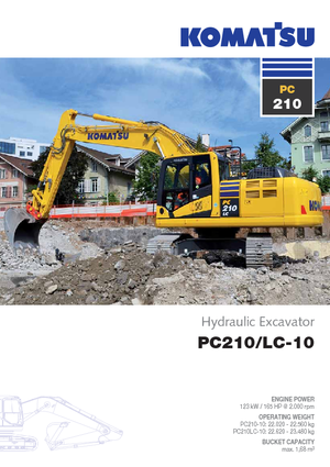 Bageri gusjeničari Komatsu PC210-10