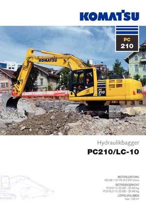 Bageri gusjeničari Komatsu PC210-10