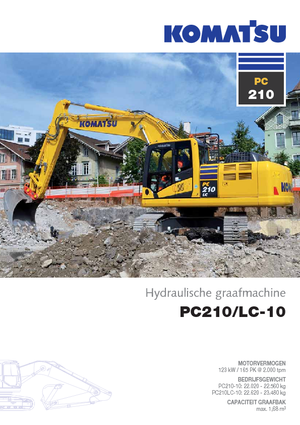 Bageri gusjeničari Komatsu PC210-10