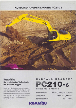 Bageri gusjeničari Komatsu PC210LC-6 active Plus