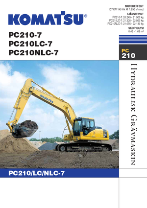 Bageri gusjeničari Komatsu PC210NLC-7