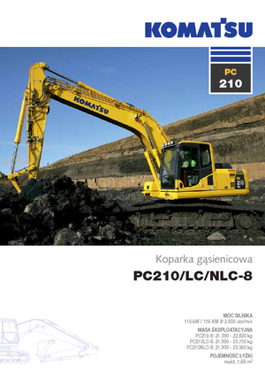 Bageri gusjeničari Komatsu PC210LC-8