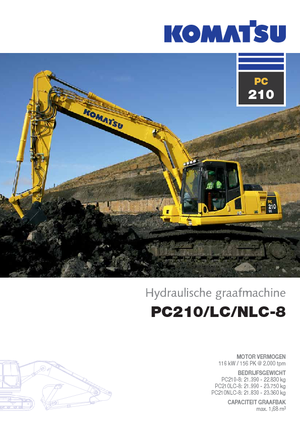 Bageri gusjeničari Komatsu PC210LC-8