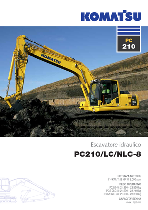 Bageri gusjeničari Komatsu PC210LC-8SLF