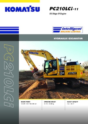 Bageri gusjeničari Komatsu PC210LCi-11E0