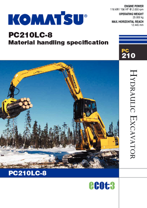 Bageri gusjeničari Komatsu PC210MH-8