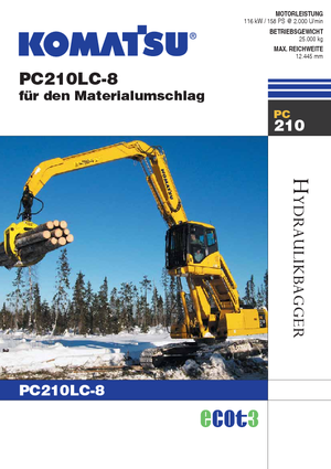 Bageri gusjeničari Komatsu PC210MH-8
