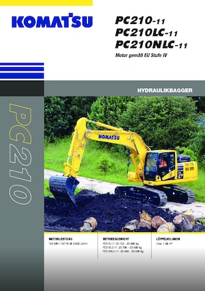 Bageri gusjeničari Komatsu PC210NLC-11E0