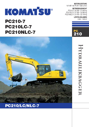 Bageri gusjeničari Komatsu PC210NLC-7