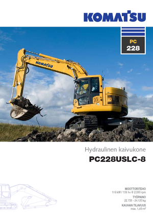 Bageri gusjeničari Komatsu PC228US-LC-8