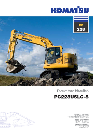 Bageri gusjeničari Komatsu PC228US-LC-8
