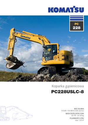 Bageri gusjeničari Komatsu PC228US-LC-8