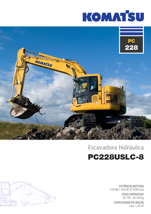 Bageri gusjeničari Komatsu PC228US-LC-8