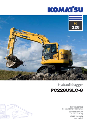 Bageri gusjeničari Komatsu PC228US-LC-8