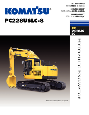 Bageri gusjeničari Komatsu PC228US-LC-8