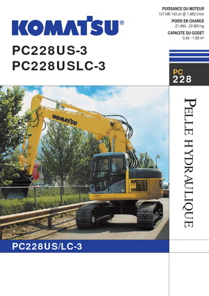 Bageri gusjeničari Komatsu PC228US-LC-3