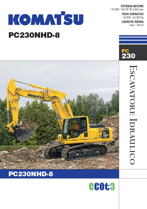 Bageri gusjeničari Komatsu PC230NHD-8