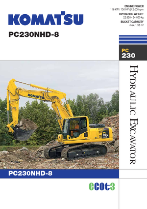 Bageri gusjeničari Komatsu PC230NHD-8