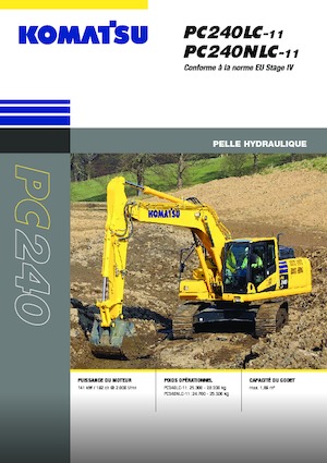 Bageri gusjeničari Komatsu PC240NLC-11E0