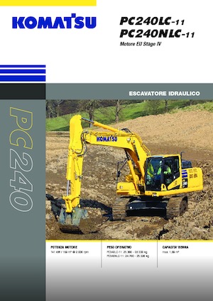 Bageri gusjeničari Komatsu PC240NLC-11E0