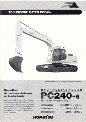 Bageri gusjeničari Komatsu PC240NLC-6 active Plus