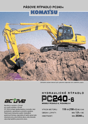 Bageri gusjeničari Komatsu PC240NLC-6 active Plus