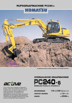 Bageri gusjeničari Komatsu PC240NLC-6 active Plus