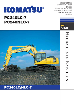 Bageri gusjeničari Komatsu PC240LC-7