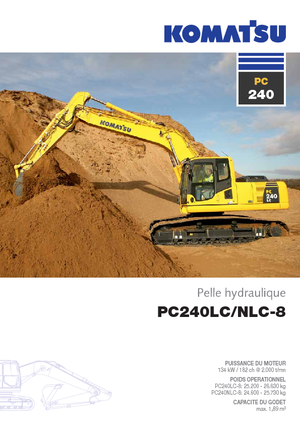Bageri gusjeničari Komatsu PC240LC-8