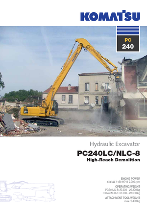 Bageri gusjeničari Komatsu PC240LC-8