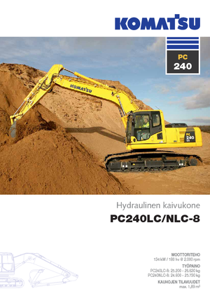 Bageri gusjeničari Komatsu PC240NLC-8
