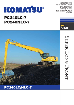 Bageri gusjeničari Komatsu PC240NLC-7