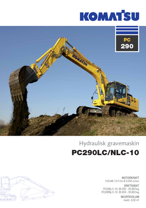 Bageri gusjeničari Komatsu PC290LC-10