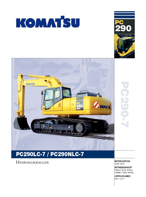 Bageri gusjeničari Komatsu PC290LC-7