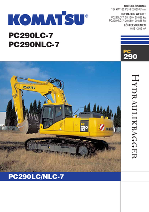 Bageri gusjeničari Komatsu PC290LC-7