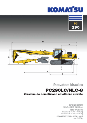 Bageri gusjeničari Komatsu PC290LC-8