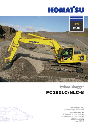 Bageri gusjeničari Komatsu PC290LC-8