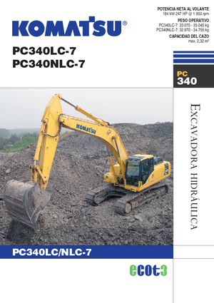 Bageri gusjeničari Komatsu PC340LC-7