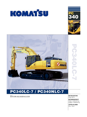 Bageri gusjeničari Komatsu PC340NLC-7
