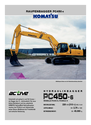 Bageri gusjeničari Komatsu PC450LC-6