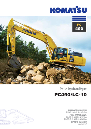 Bageri gusjeničari Komatsu PC490LC-10
