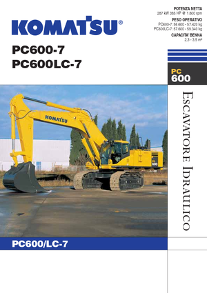 Bageri gusjeničari Komatsu PC600LC-7