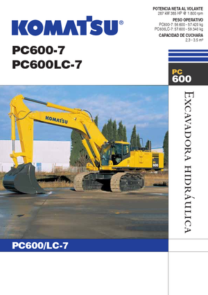 Bageri gusjeničari Komatsu PC600LC-7