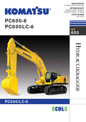 Bageri gusjeničari Komatsu PC600LC-8/PC 600-8