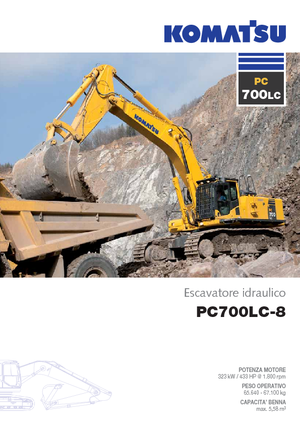 Bageri gusjeničari Komatsu PC700LC-8